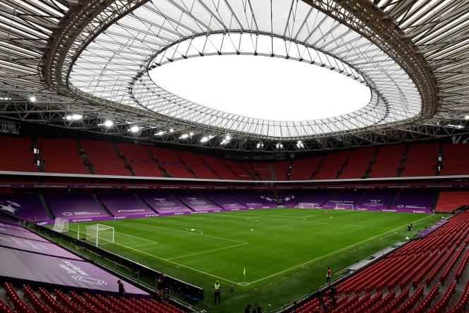 The San Mames stadium in Bilbao was to host the matches of the group stage of Euro football.