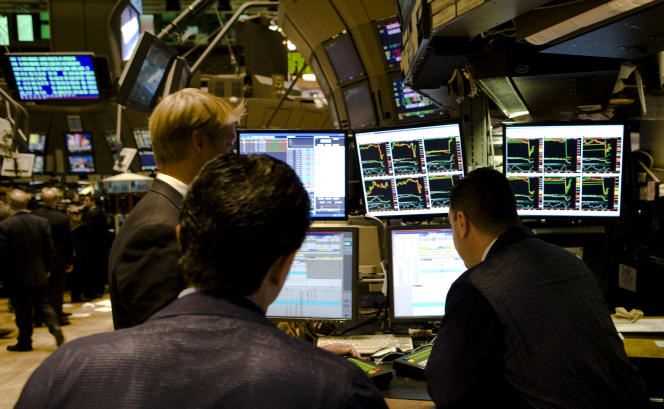 Traders at the New York Stock Exchange on September 15, 2008, the day the Lehman Brothers bank went bankrupt.