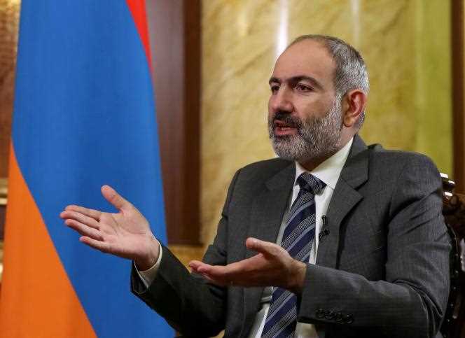 Armenian Prime Minister Nikol Pachinian October 13, 2020.