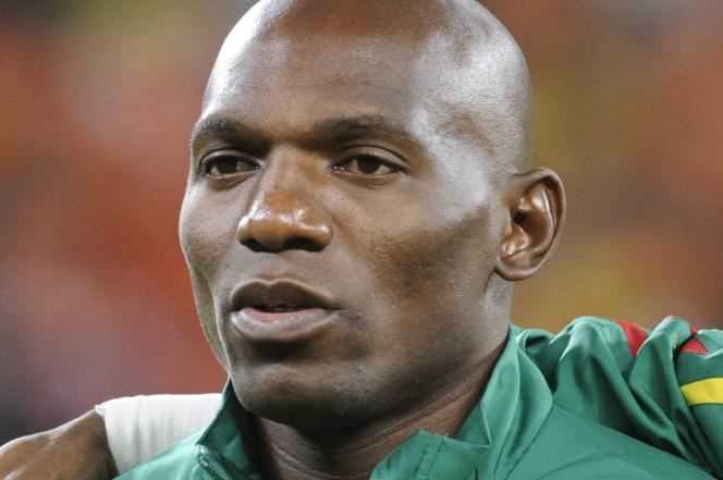 Cameroonian defender Geremi Njitap before the Group E first round match of the 2010 FIFA World Cup between the Netherlands and Cameroon on June 24, 2010, at Green Point stadium in Cape Town, South Africa.