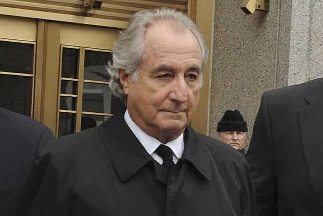 Bernard Madoff leaving Manhattan federal court on March 10, 2009, in New York.