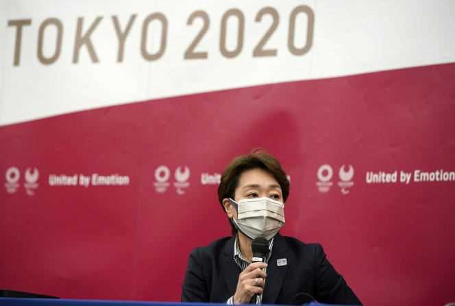 Seiko Hashimoto, President of Tokyo 2020, April 28.