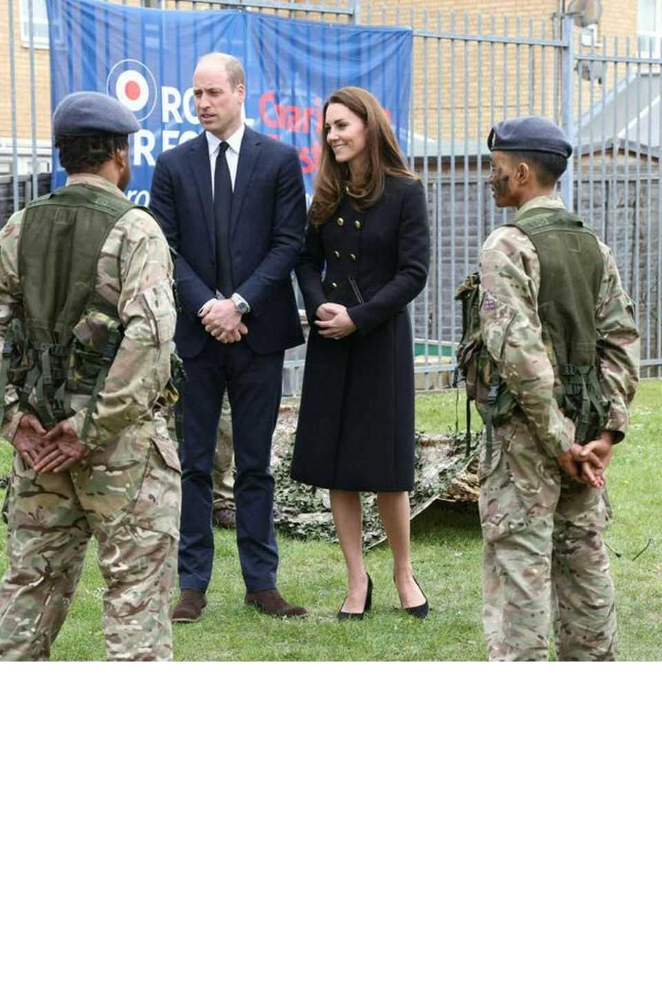 Prinz William und Herzogin Kate während ihres Besuchs in London