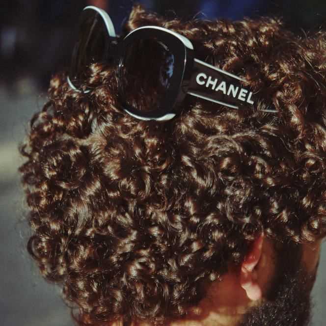 Acetate sunglasses, Chanel.