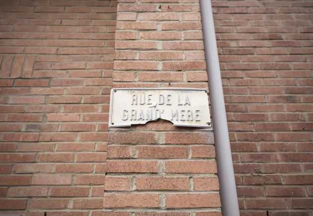 The street in which the home is located in the Alma district, in Roubaix, on May 6.