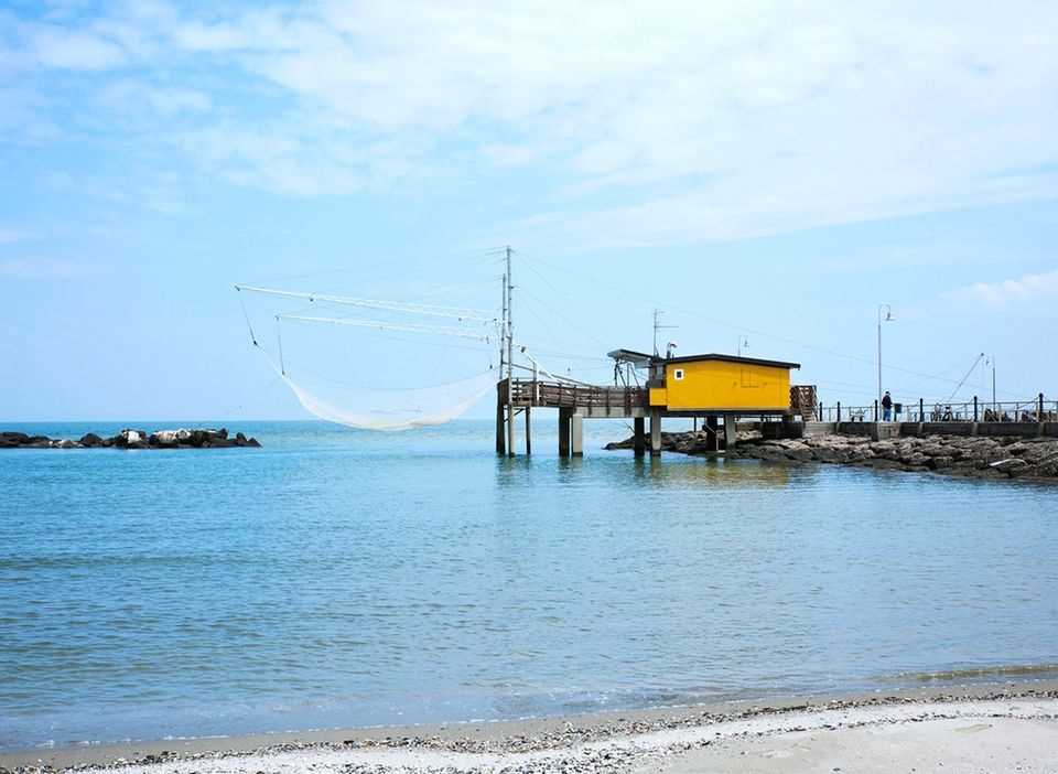 Von Venedig bis Florenz: Fischerhütten und Meer