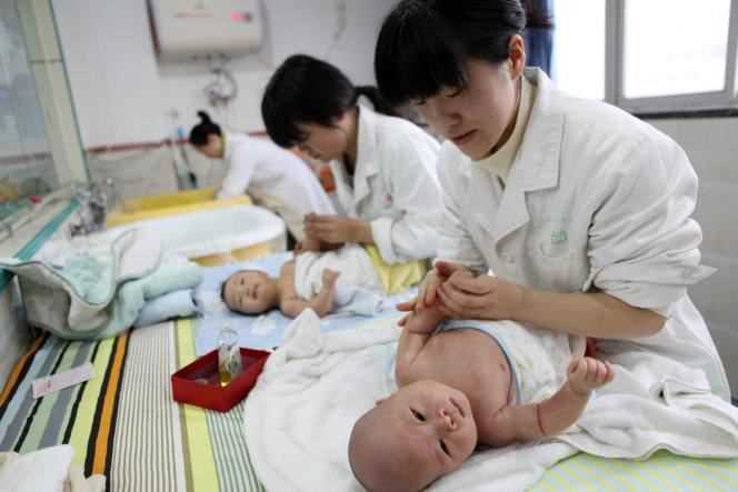 An infant care center in Chongqing, southwest China, December 15, 2016.