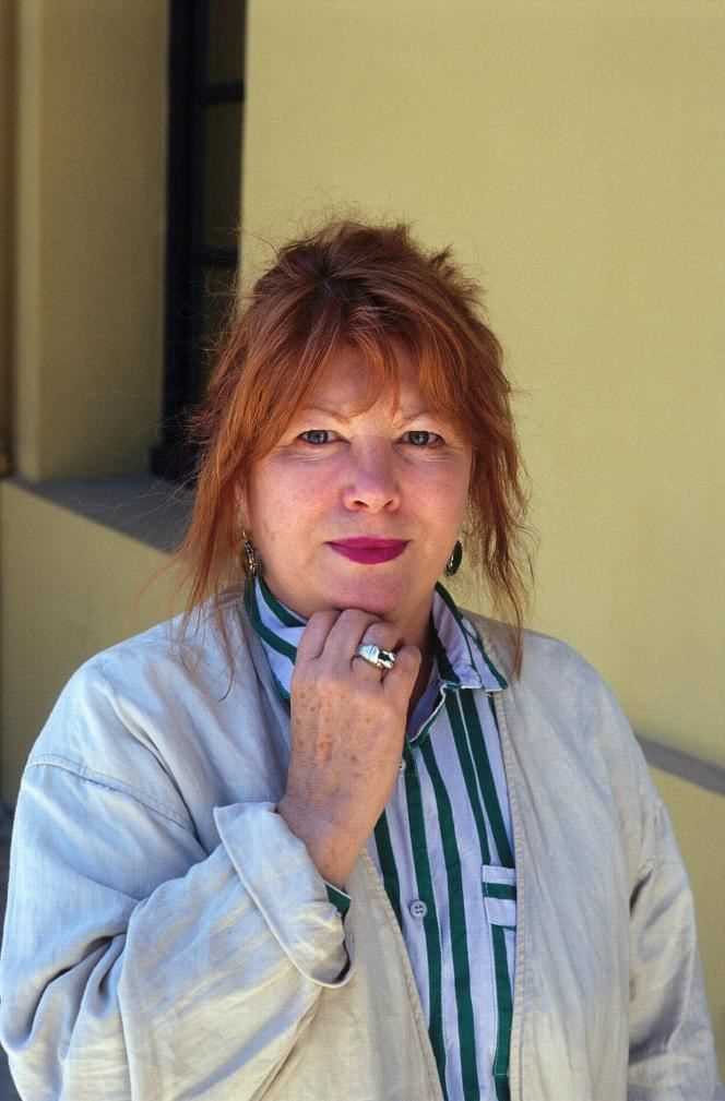Writer and actress Evane Hanska, in 1998.