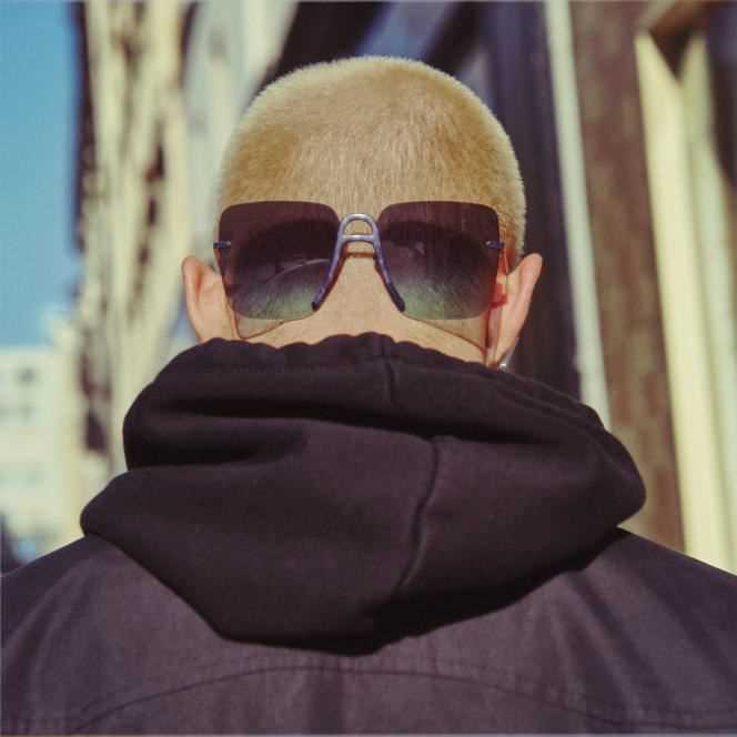 Metal sunglasses, Giorgio Armani.