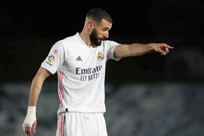 Karim Benzema, in Madrid, on May 9, 2021.