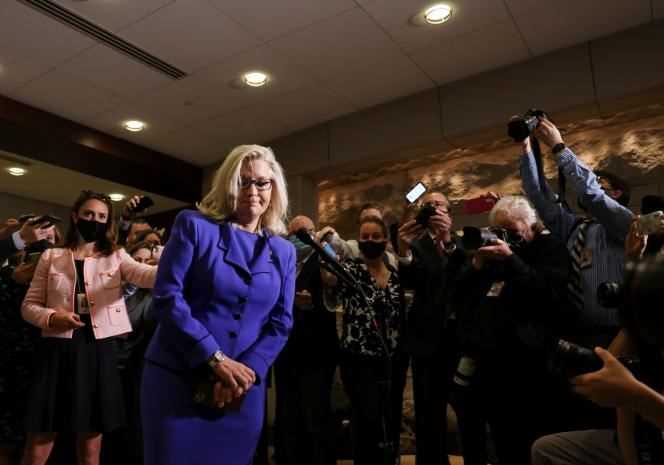 Liz Cheney, elected from Wyoming, in Washington, May 12, 2021.