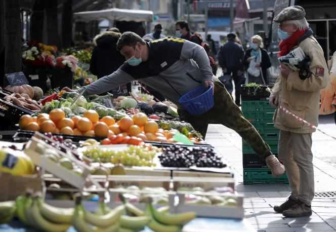 A market in Nice, February 18.