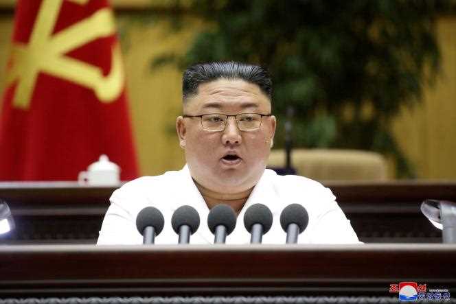 North Korean President Kim Jong-un in Pyongyang on an unspecified date.