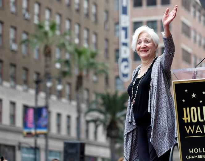 American actress Olympia Dukakis in Los Angeles on May 24, 2013.