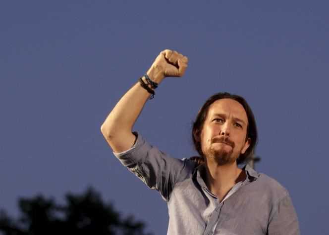 Pablo Iglesias, leader of the Spanish Podemos (