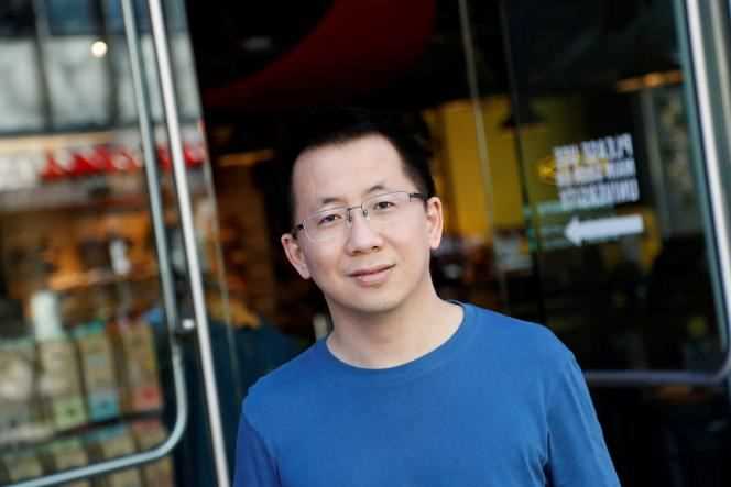 Zhang Yiming, founder and CEO of ByteDance, in Palo Alto (California, United States), March 4, 2020.