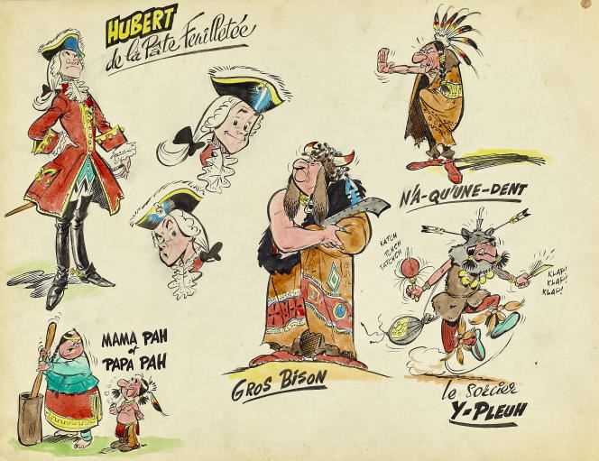 “Oumpah-Pah”, character search, 1958.