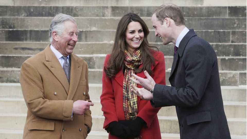 Prince Charles, Duchess Catherine and Prince William