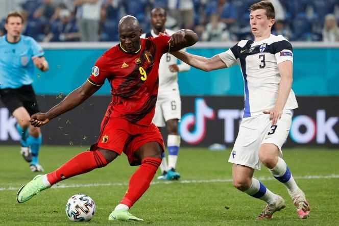 Belgian striker Romelu Lukaku scored his second Euro 2021 goal against Finland on June 21, 2021, at St Petersburg Stadium, Russia.