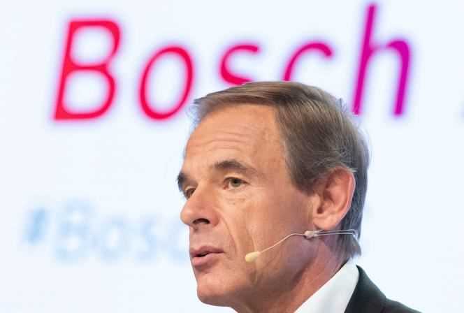 Bosch boss Volkmar Denner in Renningen, Germany in April 2018.
