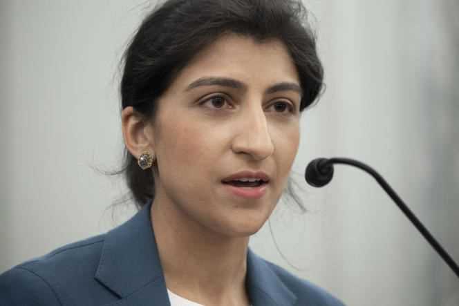 Lina Khan, in Washington, April 21, 2021.