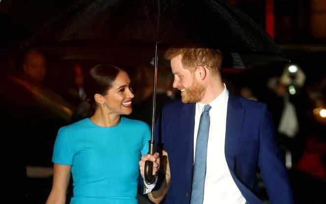 Meghan Markle and Prince Harry, March 5, 2020, in London.