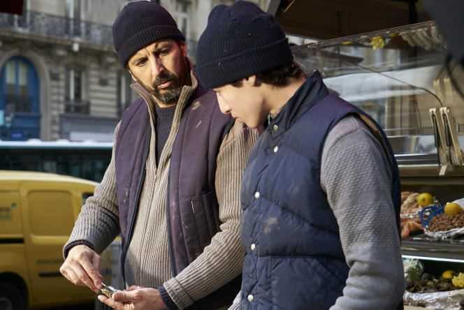 Samir Guesmi (Ahmed), alongside Abdel Bendaher (Ibrahim), in his first feature film “Ibrahim”.