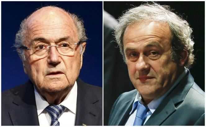 Sepp Blatter and Michel Platini, in 2015.