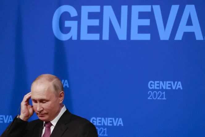 The meeting with Joe Biden was “constructive”, declared Vladimir Poutine, during his press conference, on June 16, 2021, in Geneva (Switzerland).
