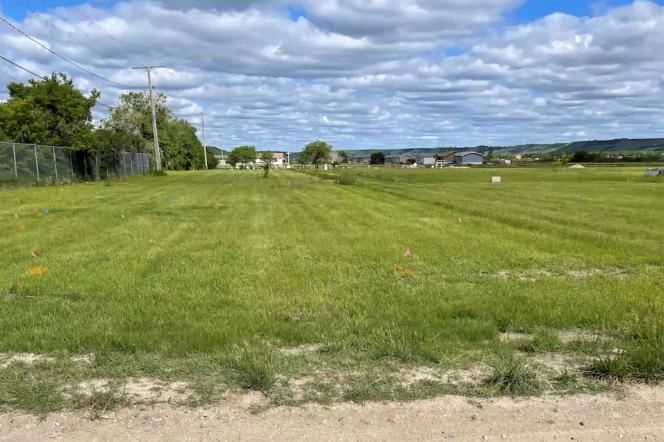 Photo of the site of a former native boarding school in the commune of Marieval, in the province of Saskatchewan (Canada), where more than 750 anonymous graves have been discovered.