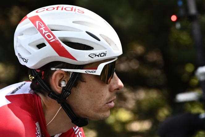 Guillaume Martin (Cofidis), on July 11, during the 15th stage of the Tour de France.