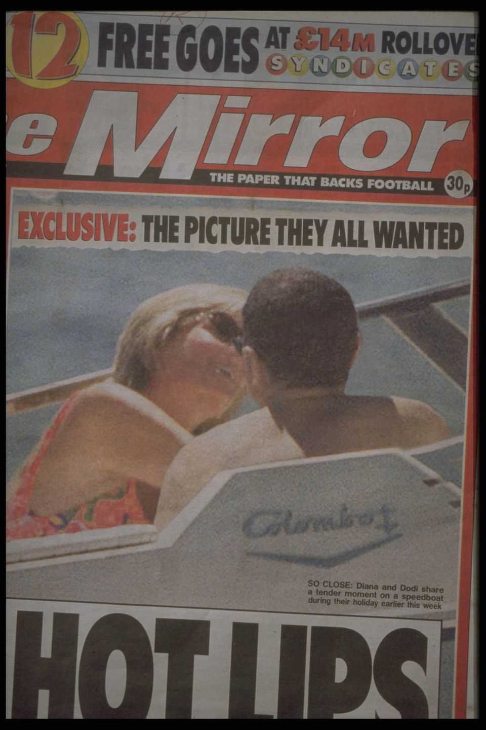 The British press is crazy about Diana and Dodi.