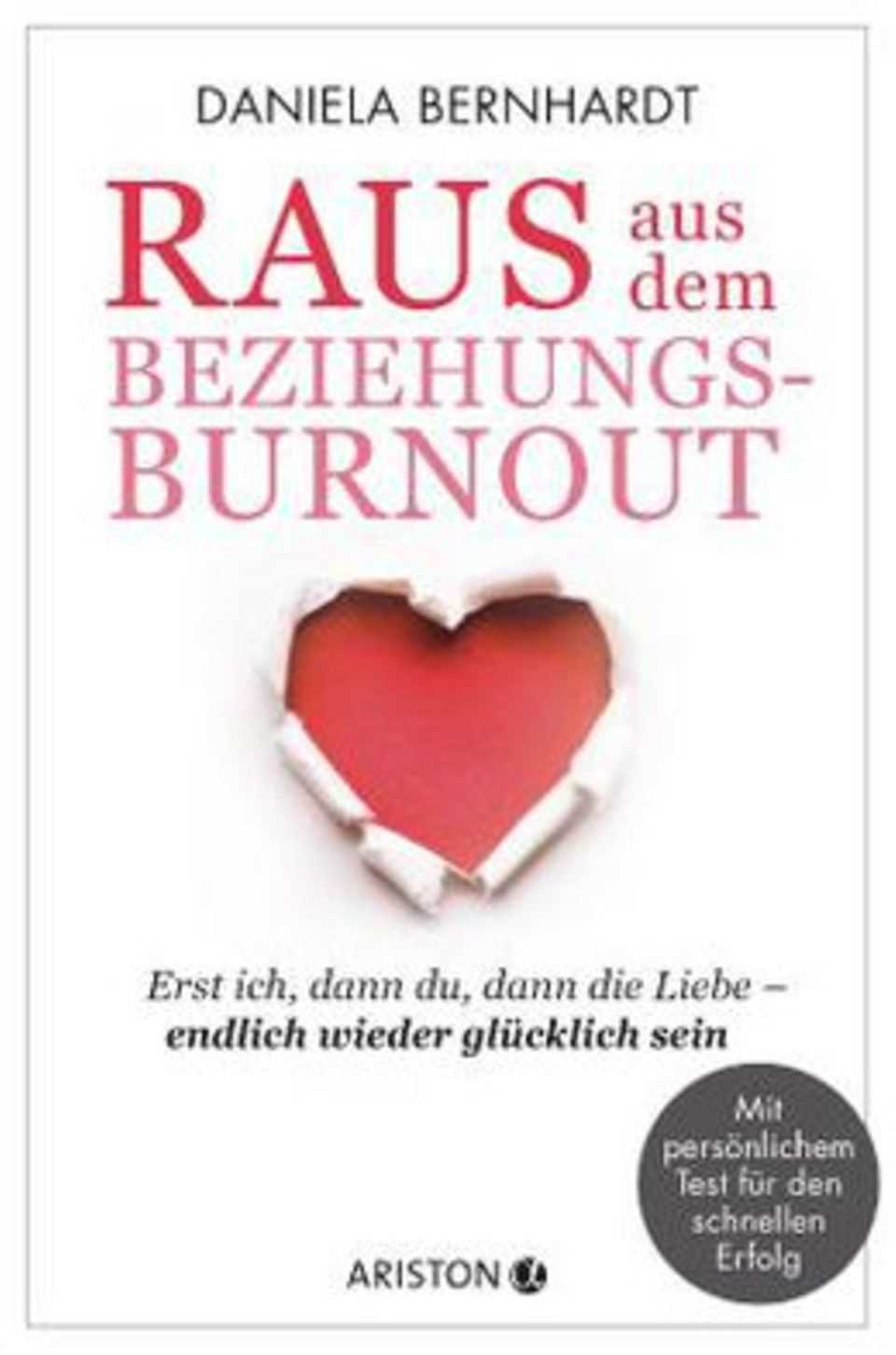 AEG method: book cover "Get out of relationship burnout"