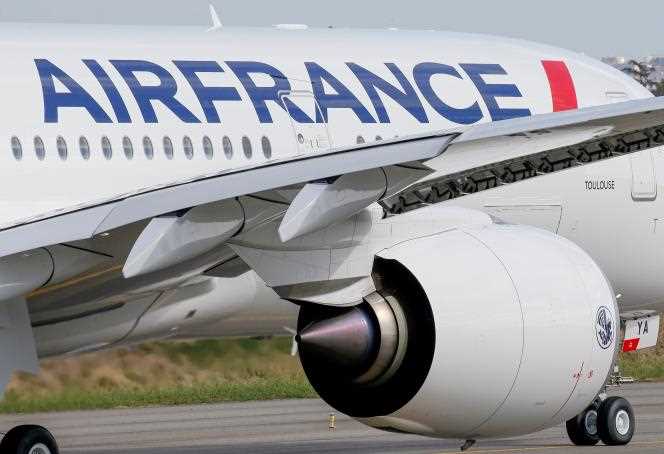An Air France Airbus A350 aircraft, in September 2019.