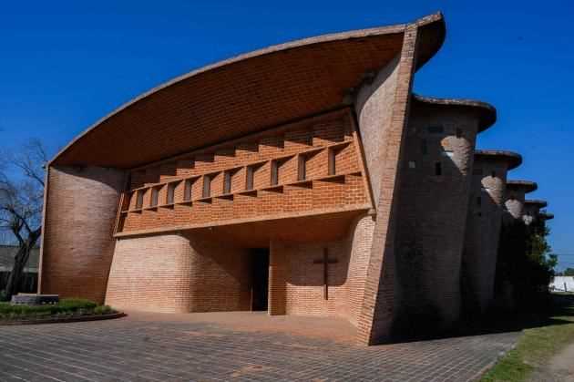 The church of Estacion Atlantida, in Canelones (Uruguay).