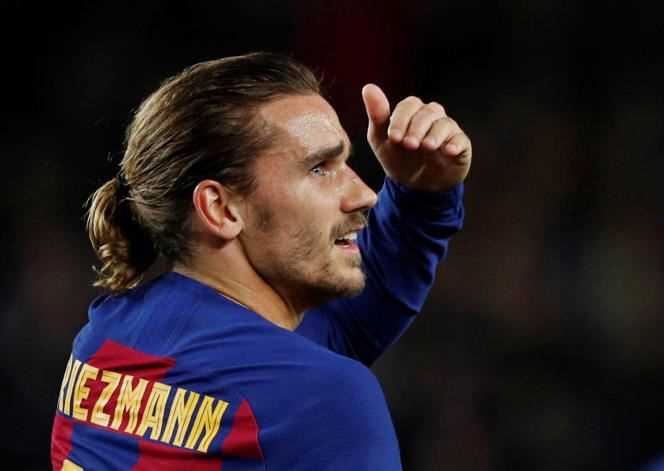 Antoine Griezmann in the Barcelona jersey, an image that may already be in the past.  The Frenchman arrived at the club in 2019. Here, November 27, 2019, at Camp Nou, Barcelona.