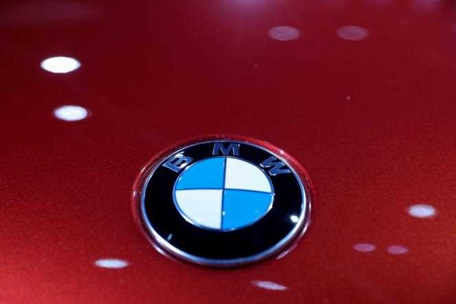 The BMW logo.