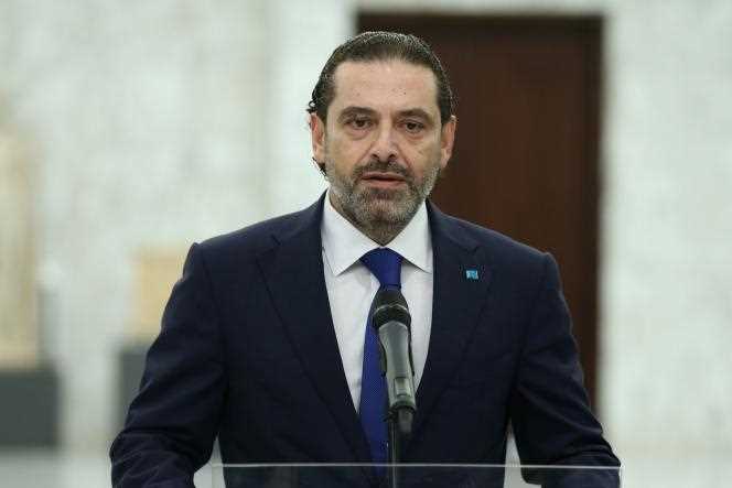 Saad Hariri, in Beirut, July 15, 2021.