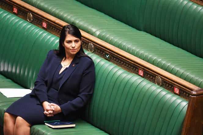 Priti Patel, in the House of Commons, in 2020.