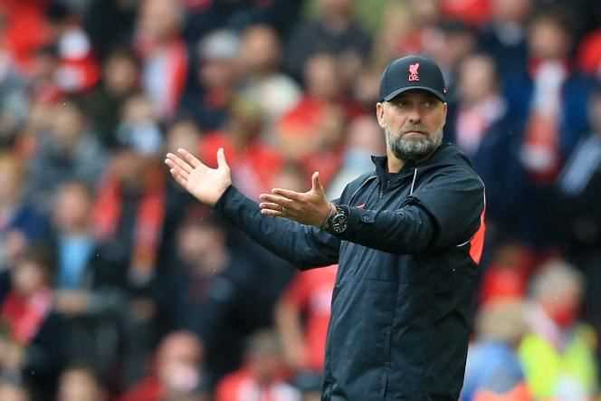 Liverpool coach Jurgen Klopp on Premier League matchday two against Burnley on Saturday 21 August.