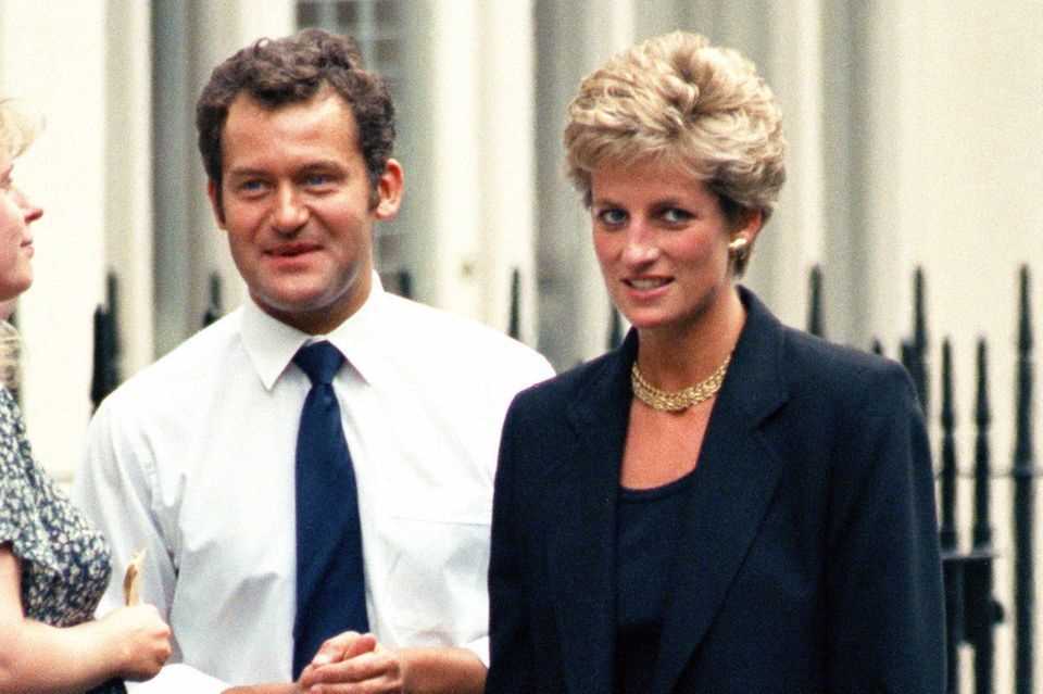 Paul Burrell worked for the British royal family from 1976 to 1997.  The photo shows him and Princess Diana in 1994.