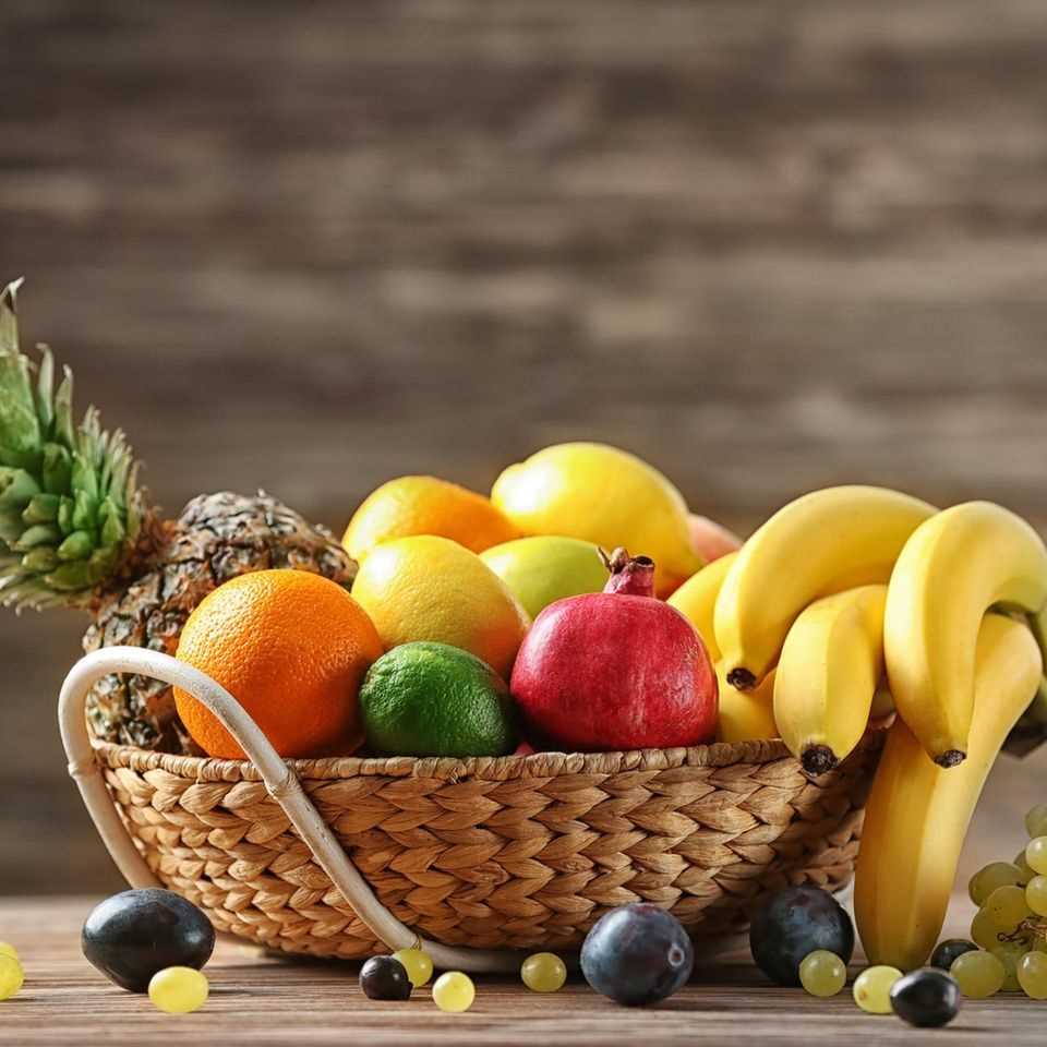 Personality test: fruit basket with fruits