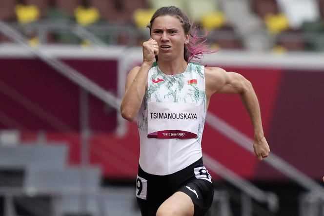 Krystsina Tsimanouskaya, 24, said earlier that she was forced to suspend her participation in the Tokyo Olympics by the coach of the Belarusian team.