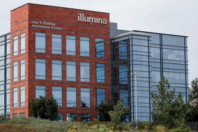The offices of biotech Illumina, in San Diego, California, in October 2020.