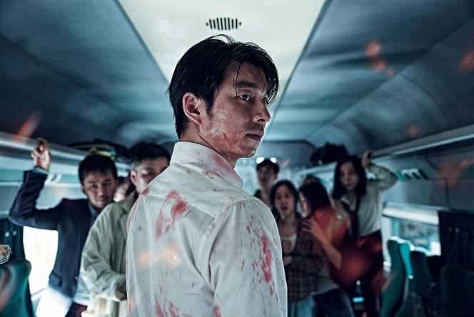 Gong Yoo in “Last Train to Busan” (2016), by Yeon Sang-ho.