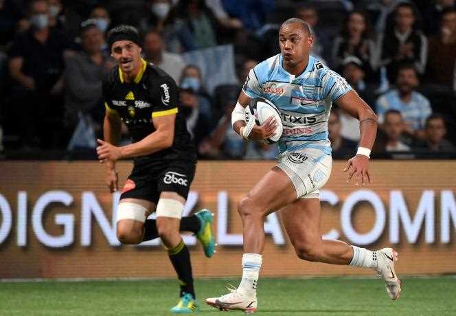 Gaël Fickou during the match between Racing 92 and La Rochelle, September 11, 2021.