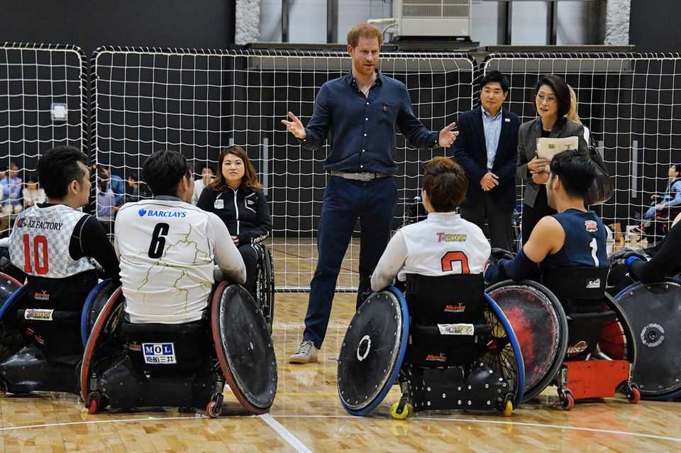 Prince Harry with the "Warrior Games" 2019.