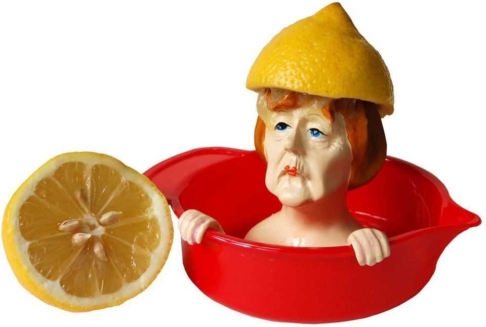 Angela Merkel lemon squeezer