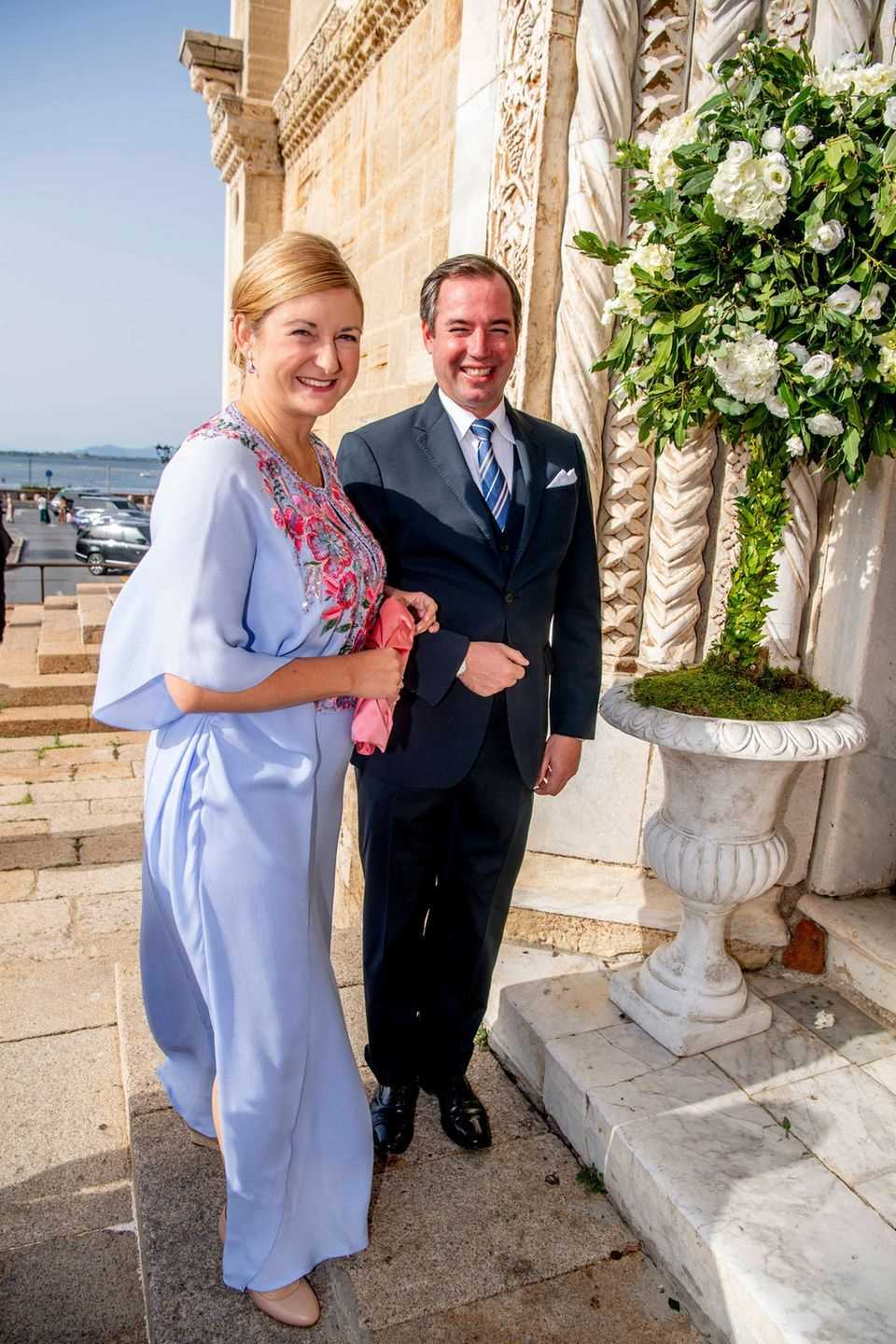 Hereditary Grand Duke Guillaume and Hereditary Grand Duchess Stéphanie were also there in Italy