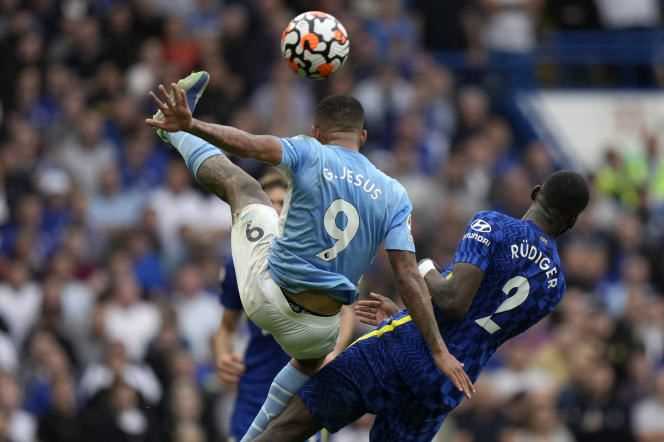 Manchester City and Gabriel Jesus took over Chelsea and Antonio Rudiger this Saturday at Stamford Bridge, London.